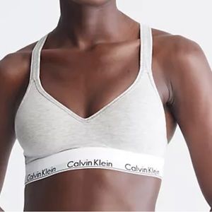 Calvin Klein modern cotton padded bralette